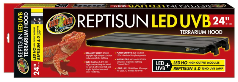 Kaap Ongrijpbaar Heb geleerd T5 ReptiSun® LED UVB Terrarium Hood 35 cm | Lampen kappen / Fittingen |  Happy-Reptiles