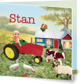 Geboortekaartje Stan | tractor boerderij