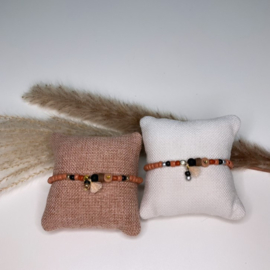 Armband Cognac Zwart | FeelGood Beauty Collectie