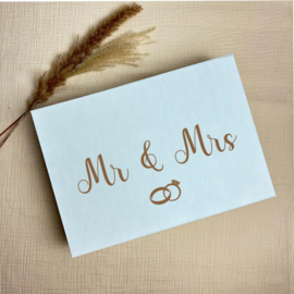 Magneetbox Mr & Mrs | Luxe Bewaardoos | Cadeaudoos