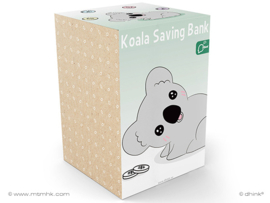 Koala spaarpot met naam | Money Box Koala | DHINK