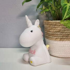 Eenhoorn spaarpot met naam | Money Box Unicorn | DHINK