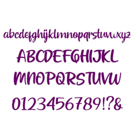 Naamsticker | Tekst sticker | Lettertype 10