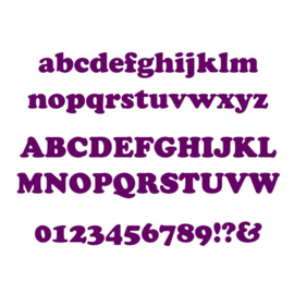 Naamsticker | Tekst sticker | Lettertype 11