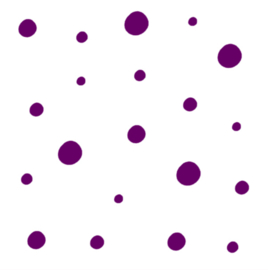 Stickerset Dots | Muurstickers dots