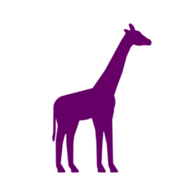 Sticker Giraf