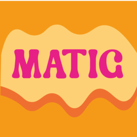 QuoteSticker "Matig" Oranje