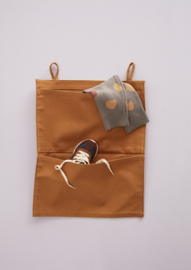 Kids Concept Hang Storage Brown | Kids Concept Opbergzak met Naam Bruin