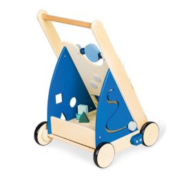 Activity - loopwagen Titus, blauw | Loopwagen met naam