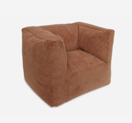 Jollein Beanbag Fauteuil | Kinderstoeltje | Poef Corduroy Caramel