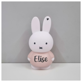 Nijntje spaarpot met naam | Atelier Pierre Money Box | Roze Wit