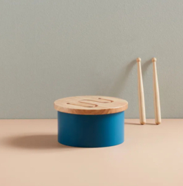 Trommel Blauw | Kids Concept mini drum