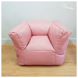 Jollein Beanbag Fauteuil | Kinderstoeltje met naam | Jollein Poef Mellow Pink