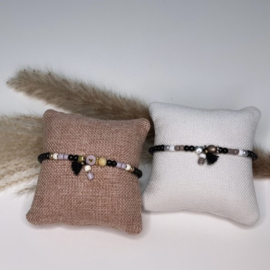 Armband Zwart Paars of Zwart Taupe | FeelGood Beauty Collectie