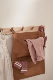 Kids Concept Hang Storage Brown | Kids Concept Opbergzak met Naam Bruin