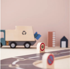 Speelset - 10 houten verkeersborden | Traffic signs AIDEN | Kids Concept