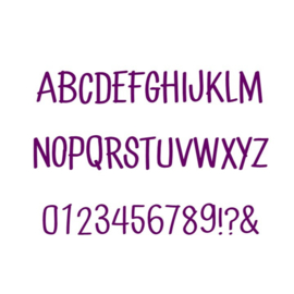 Naamsticker | Tekst sticker | Lettertype 9