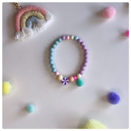 Armbandje Pastel Rainbow | FeelGood Armcandy