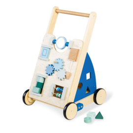 Activity - loopwagen Titus, blauw | Loopwagen met naam