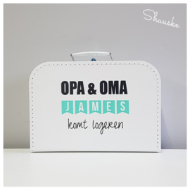 Kinderkoffertje OPA & OMA