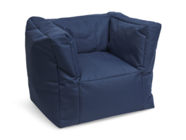 Jollein Beanbag Fauteuil | Kinderstoeltje met naam | Jollein Poef Jeans Blauw