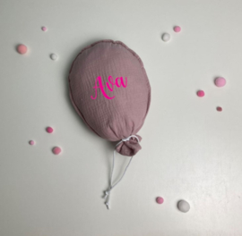 Verjaardag ballon | Licht Roze | ballon van Shuuske bedrukt met naam