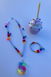 Verjaardagsketting | Ketting Rainbow Party | FeelGoodJewels