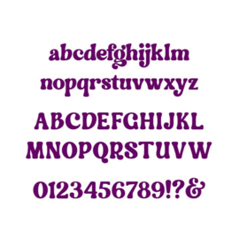 Naamsticker | Tekst sticker | Lettertype 14
