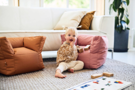 Jollein Beanbag Fauteuil | Kinderstoeltje met naam | Jollein Poef Mellow Pink