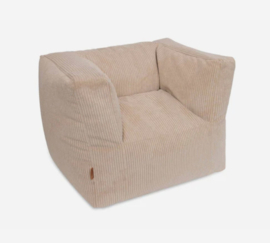 Jollein Beanbag Fauteuil | Kinderstoeltje | Poef Corduroy naturel