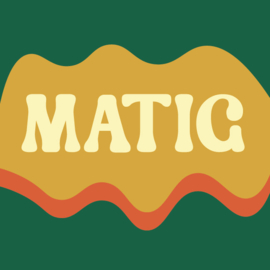 QuoteSticker "Matig" groen