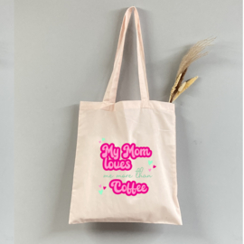 Katoenen tas voor MAMA | Coffee | Tote bag