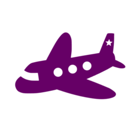 Sticker vliegtuig