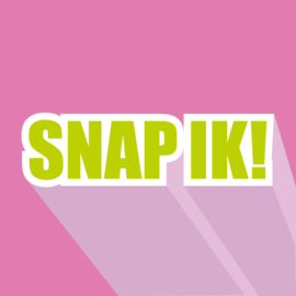 QuoteSticker "Snap ik"