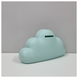 Dreams wolk spaarpot met naam | Atelier Pierre  Money Box Mint Blauw