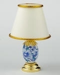 VM-FA51001 Tafellamp blauw / wit