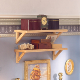 DHE5707 Large Pine Wall Shelves (2 pcs)