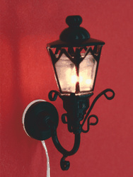 CR-24930 Sierlijk zwarte koetslamp