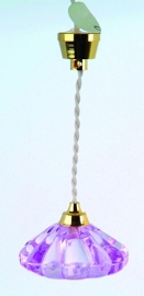 SAD-DE125B Hanglamp roze kap "Coolie"