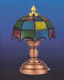 SAD-DE310 LED Tiffany tafellamp gekleurd