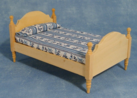 SAD-BEF069 Eenpersoons Bed Blankhout