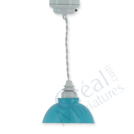 CR-2284 LED Witte plafondlamp met blauwe kap