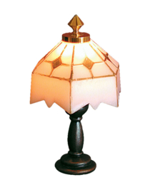 SAD-DE092 Witte Tiffany tafellamp