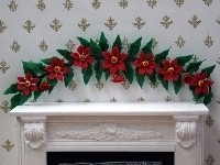 WH-FL75 (Poinsettia) Kerstster decoratie