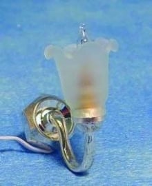 SAD-DE161 Zilvere enkele Tulp wandlamp
