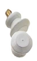 HW1115 Witte emaille knop