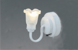 CR-2287 LED Wandlamp met witte tulp kap