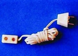 SAD-DE071 Verlengsnoer met enkel stopcontact en stekker (per 4 stuks)