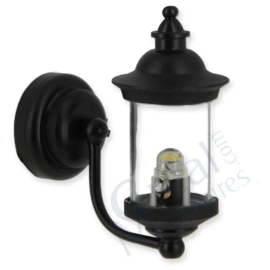 CR-2223 Zwarte koetslamp LED