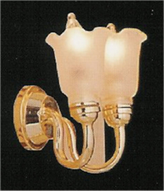 SAD-DE018 Wandlamp tulp dubbel